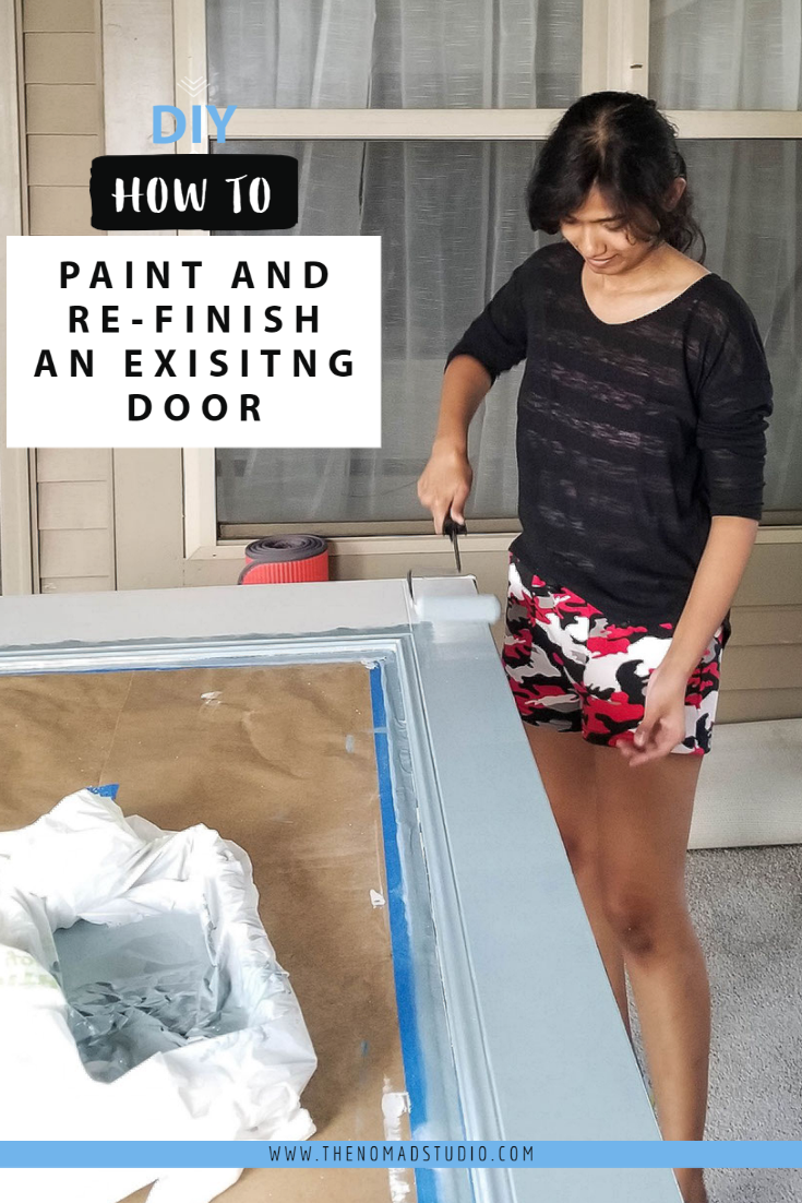 How to Paint and re-finish an existing Door